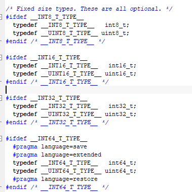 uint8_t, uint16_t, uint32_t 사용하는 이유