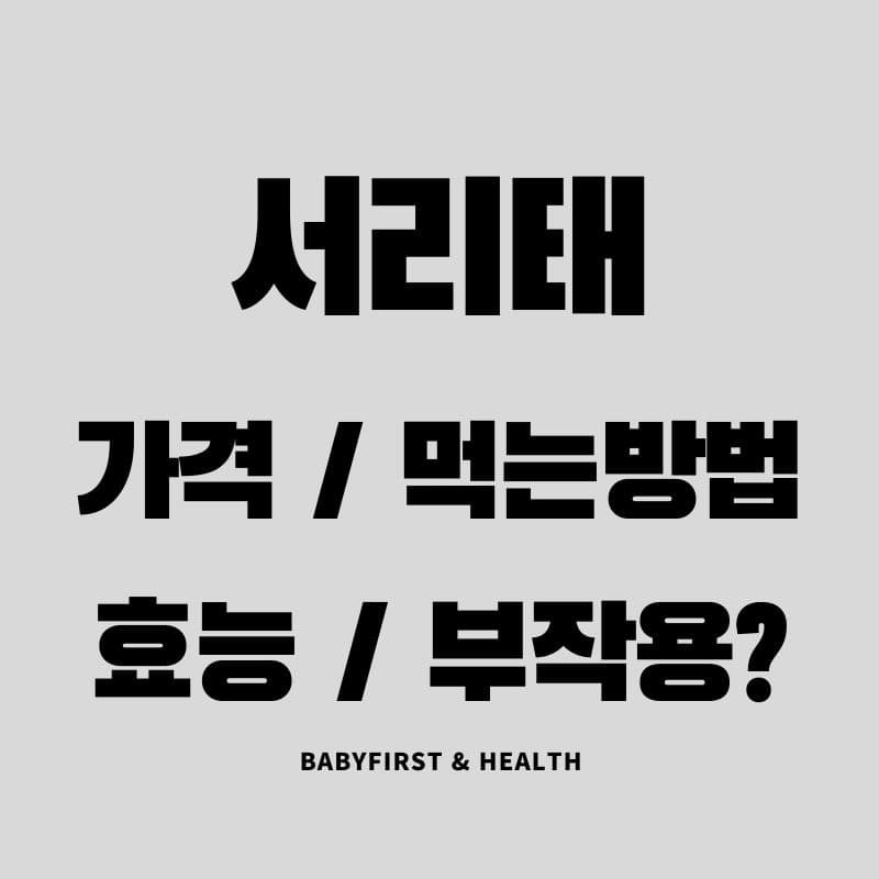 서리태 가격 / 효능 / 부작용 / 먹는방법은? :: BaBy First & Health