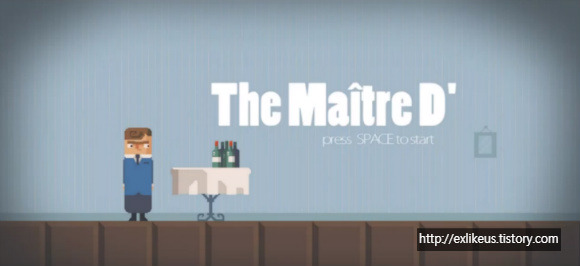 [게임리뷰]손님을 위해서라면 허리도 꺽는 The Maitre d 인디게임