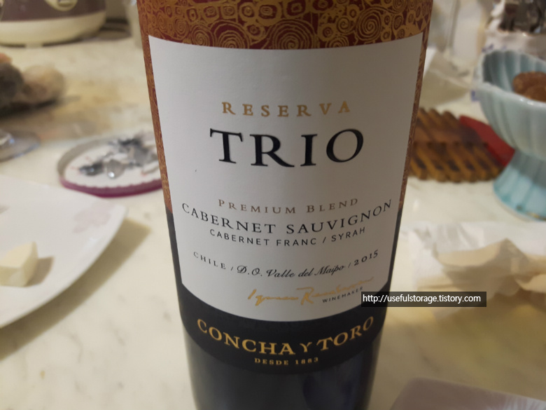 세븐일레븐 편의점 와인 트리오(TRIO). 편의점에서 구매하는 칠레 레드와인 추천, 저렴한 유명와인 강추