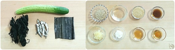 요리초보도 손쉽고 맛있게 미역 오이냉국 만들기. 정말 간단해!! :: 쉬운 요리
