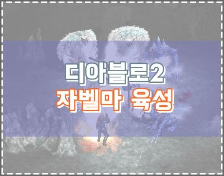 디아블로2 자벨마(재벌마) 육성 사냥 영상 포함