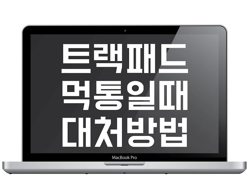 [Mac] 맥북 트랙패드 먹통일때 트랙패드를 끄는 방법 및 기타 대처방법