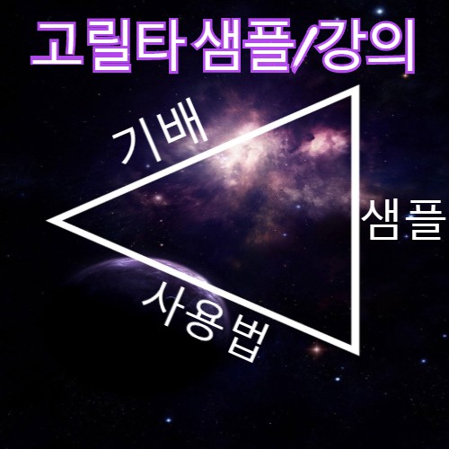 [소드/실드]포켓몬 고릴타 샘플/사용법/강의/기배(흥나숭 샘플)