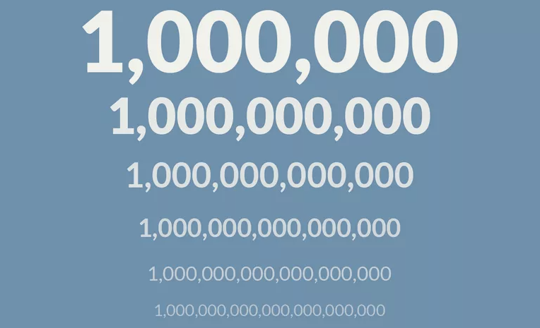 [날마다 헷갈리는] 백만, 천만, 일억, 백억, 조... 영어로는 어떻게 표현할까?