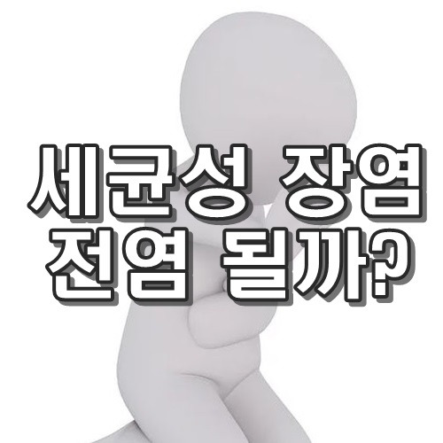 세균성 장염 전염 될까?