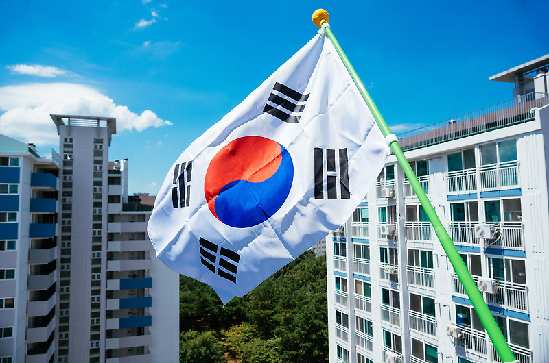 73주년 8·15 광복절 태극기 게양