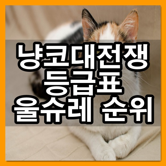 냥코대전쟁 등급표 울트라 슈퍼레어 순위 - It