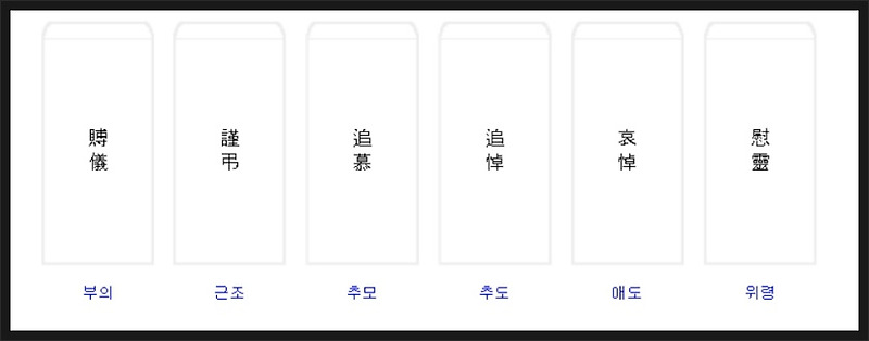 부의금 봉투 쓰는법 조심히 따라하세요.