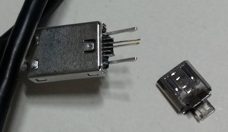 5핀 microUSB 핀배열(충전, 데이터, 급속충전)/ 마이크로 5핀 케이블 종류