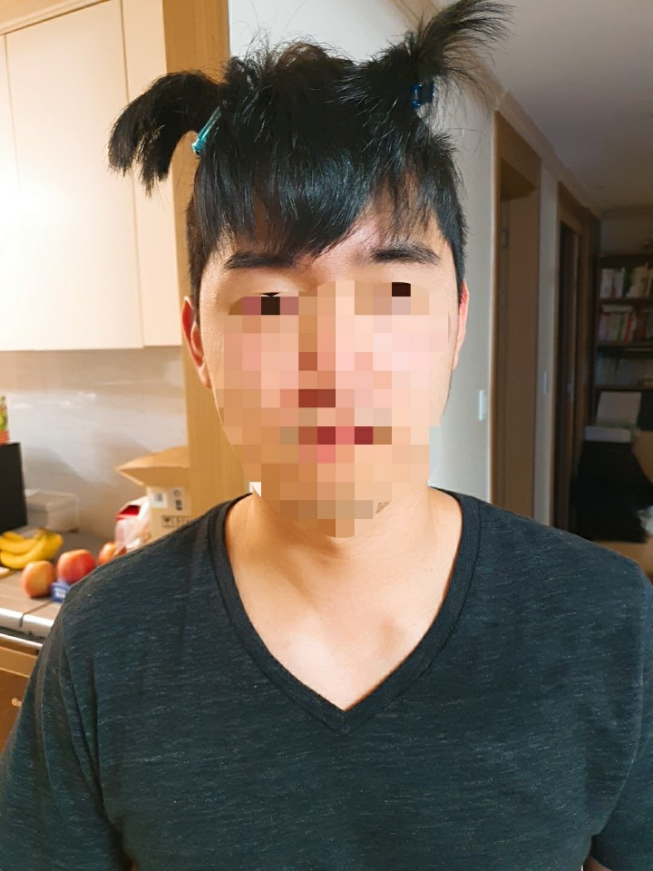 다운펌방법Or잘 누르는 법!(완전 붙이는 방법)