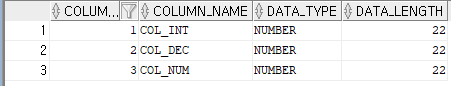 [오라클] 데이터베이스 객체의 종류-숫자 데이터 타입