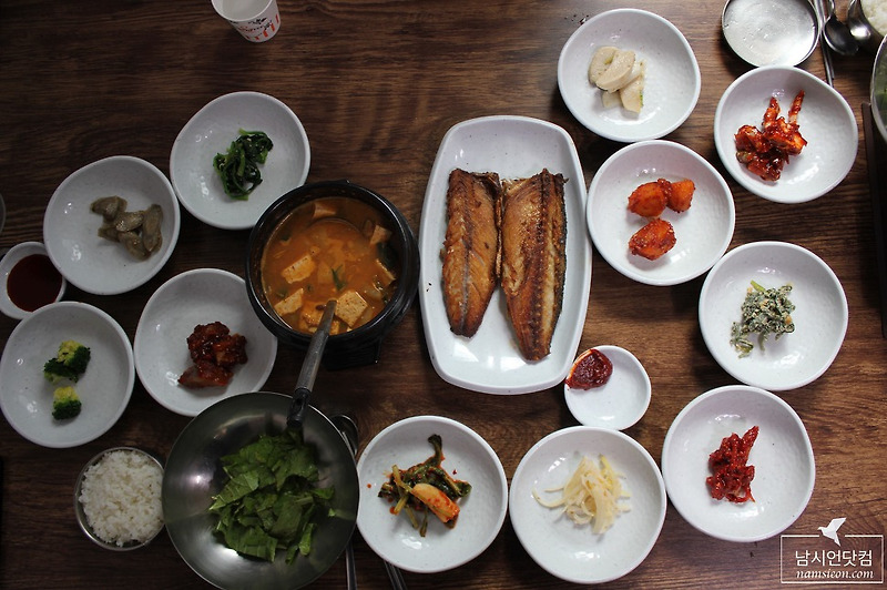 안동시내 간고등어구이 정식 맛집 산청식당