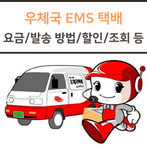 우체국 EMS 택배 보내는 법 총정리(요금/발송 방법/할인/조회 등)
