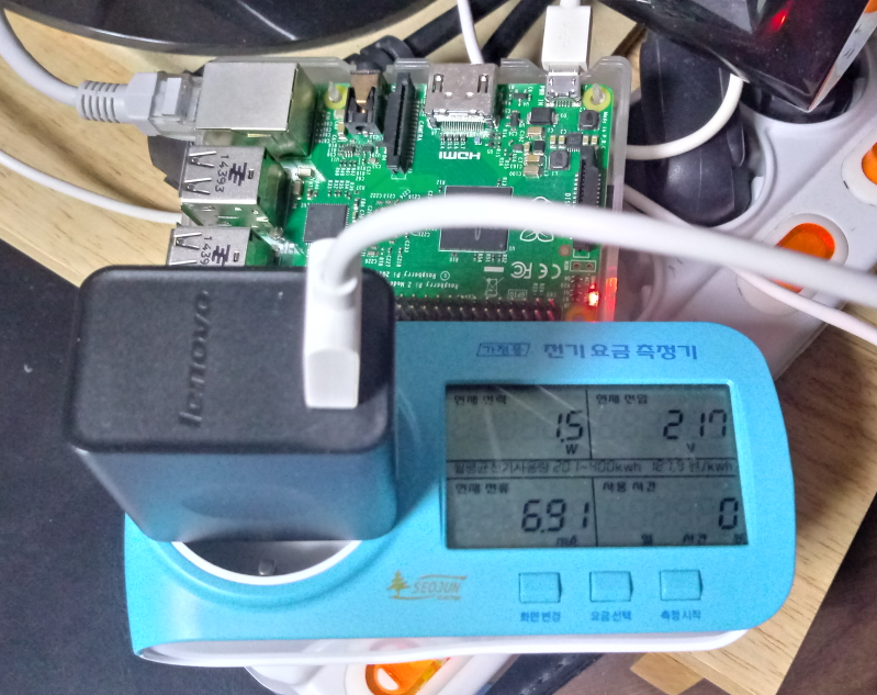 iVPS 가상서버호스팅 :: [라즈베리파이] 기본장치 소비전력 측정