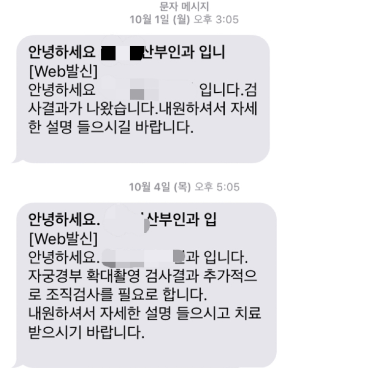 자궁경부암 조직검사 후기 :: 생각정리노트