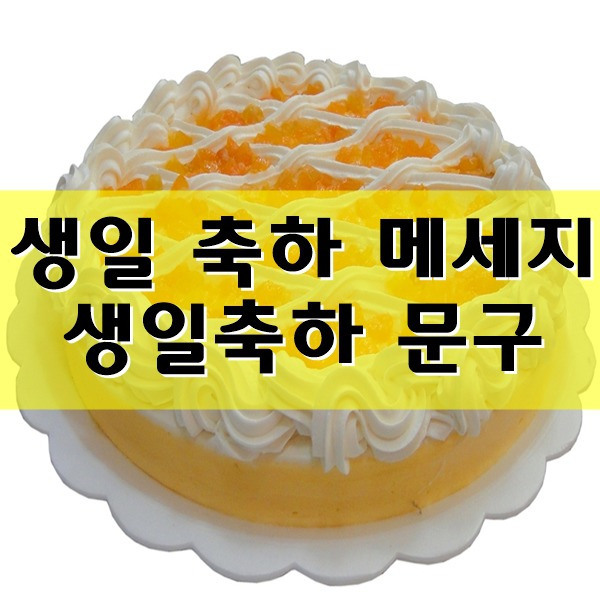 생일축하 메세지 + 생일축하 문구