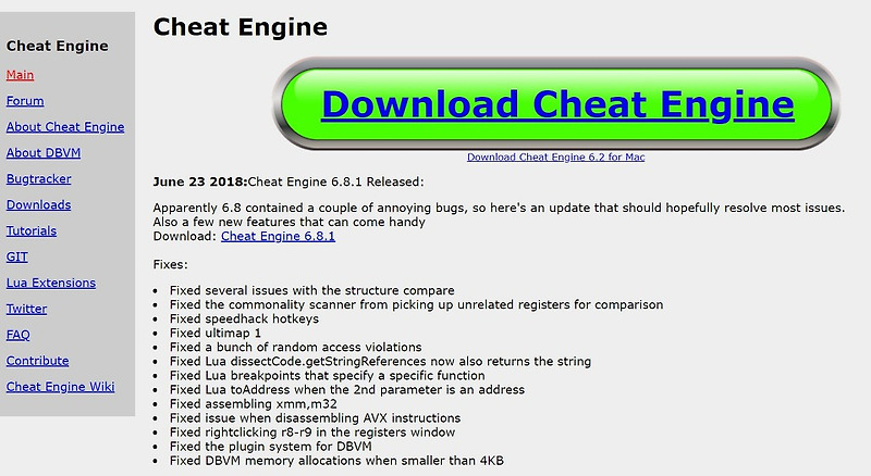 안경잡이개발자 :: 치트 엔진(Cheat Engine)의 개요와 설치