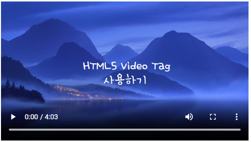 Video tag store html5