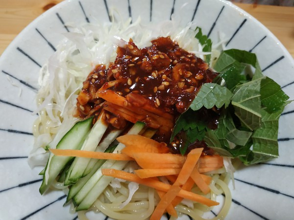 백종원 쫄면 양념장으로 맛있게 비빔쫄면 만들기~~ :: 늘푸른나무