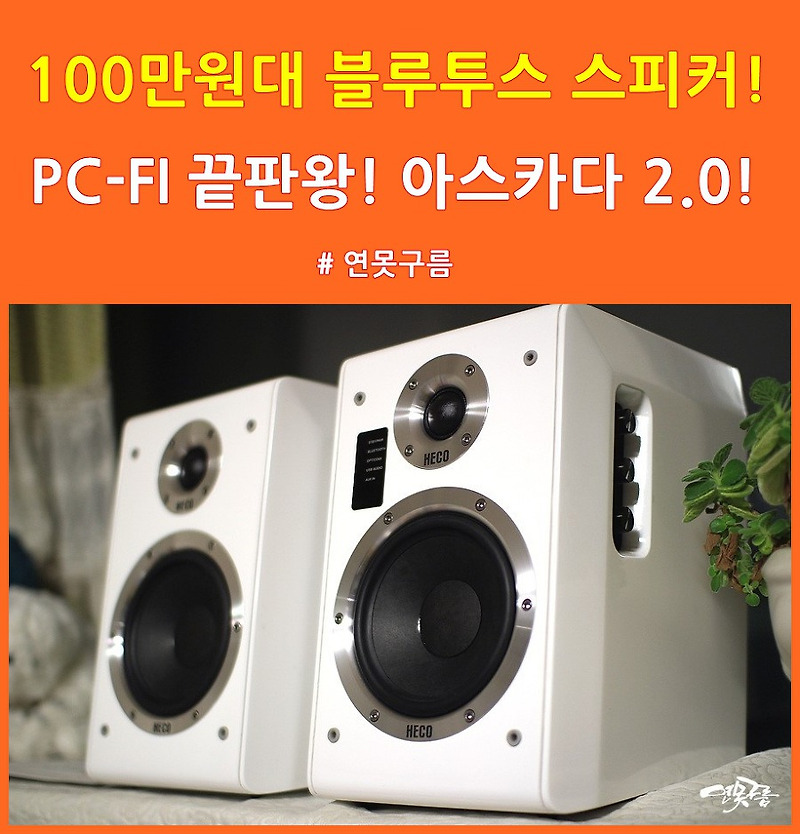 USB DAC! PC-FI의 끝판왕! 액티브 스피커 아스카다!