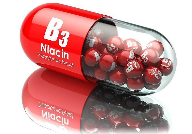 비타민 B3 나이아신 니코틴산 아미드 효능 부작용