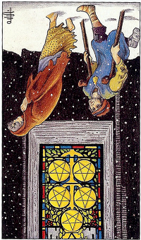 [마이너/펜타클/정방향/역방향] FIVE OF PENTACLES (펜타클 5번) 해석 및 풀이