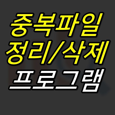 52G :: 중복파일 정리 및 삭제 프로그램 무료 다운로드