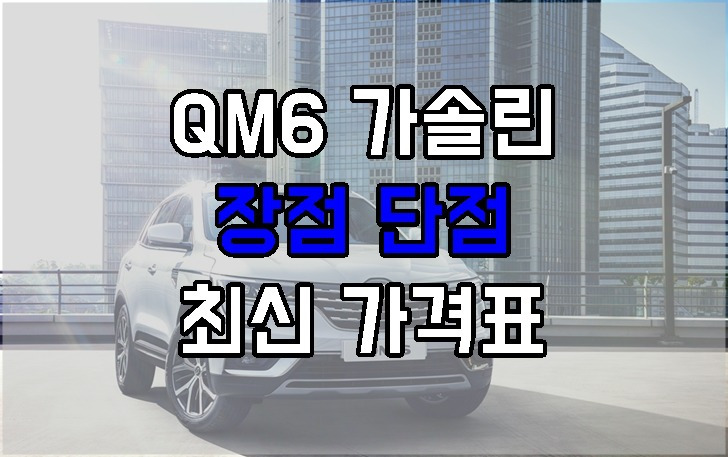 Real Pick :: QM6 가솔린 2020 장점 단점 가격표