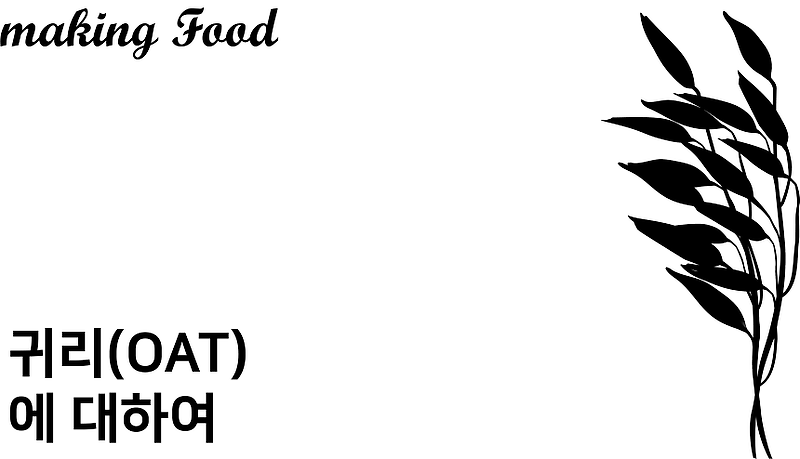 [귀리의 효능과 부작용] 귀리(Oat)에 대하여 알아보자