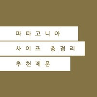 파타고니아 사이즈 및 추천제품  총정리 (요거면 끝)