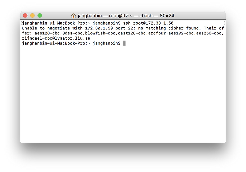 Ssh no matching cipher found unable to negotiate their offer 