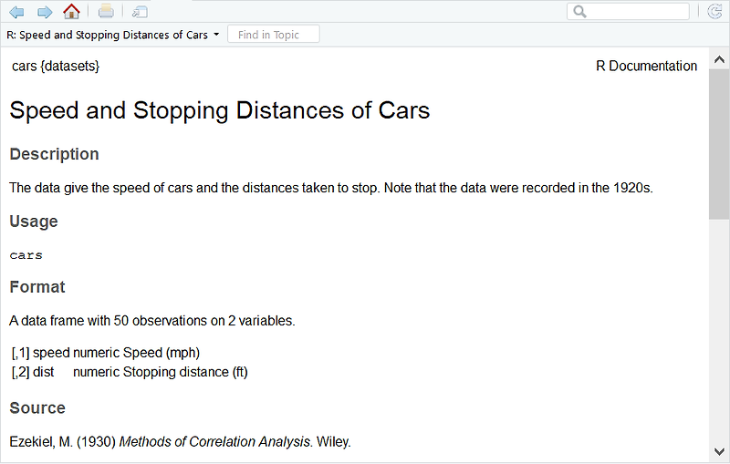 Cars r dataset
