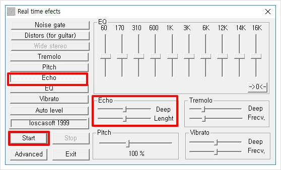 러브파워 :: 컴퓨터 마이크 에코 넣는 방법 - real time efects