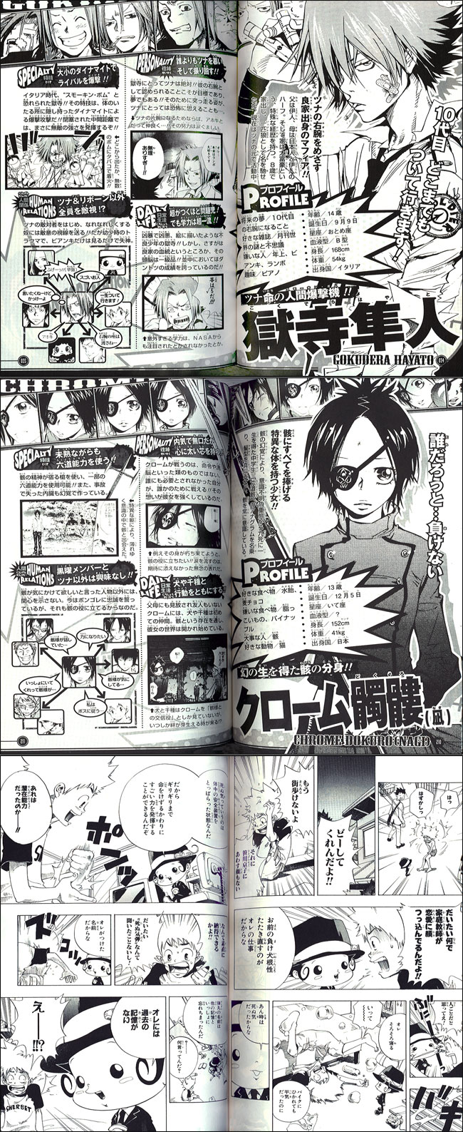 家庭教師ヒットマンreborn 公式キャラクターブック Vongola77 Kateikyoshi Hitman Reborn Official Character Book Vongola77