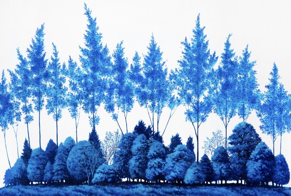 정영환, 한국, 파랑색 숲의 화가, 1970-현재