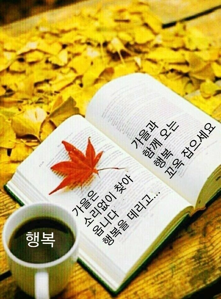 가을인사 이미지 모음