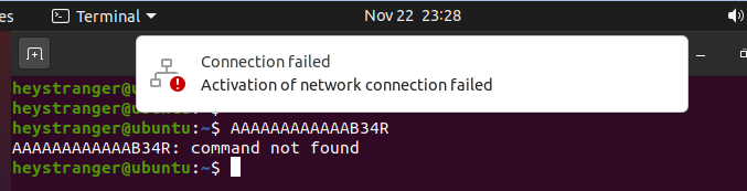 [오류해결] Vmware ubuntu 네트워크 오류 해결