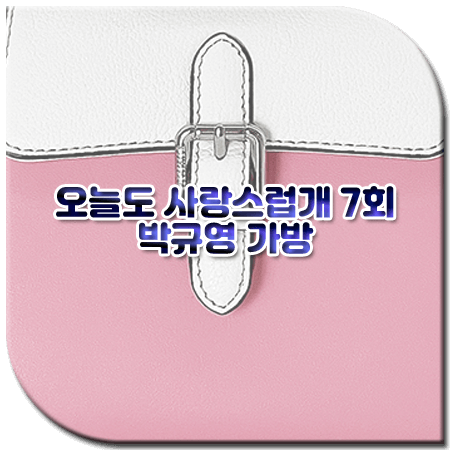 오늘도 사랑스럽개 7회 박규영 가방 / 벨베데레 줄리아 미니백 투톤 [한해나 패션]