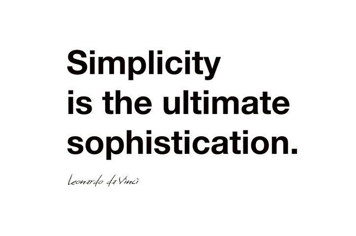 단순함에 대한 명언들