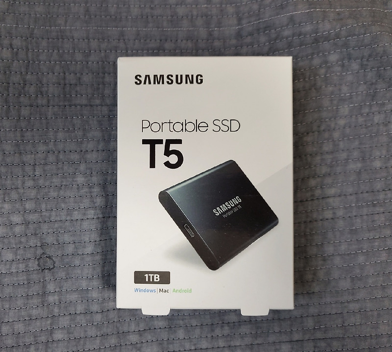[외장 SSD] 삼성 포터블 SSD T5 개봉기 및 후기 :: 짧은머리 개발자