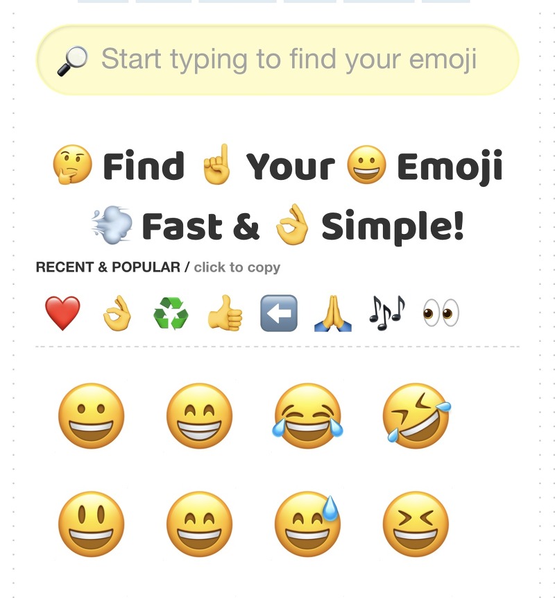 이모지(Emoji) 이모티콘 사이트 모음