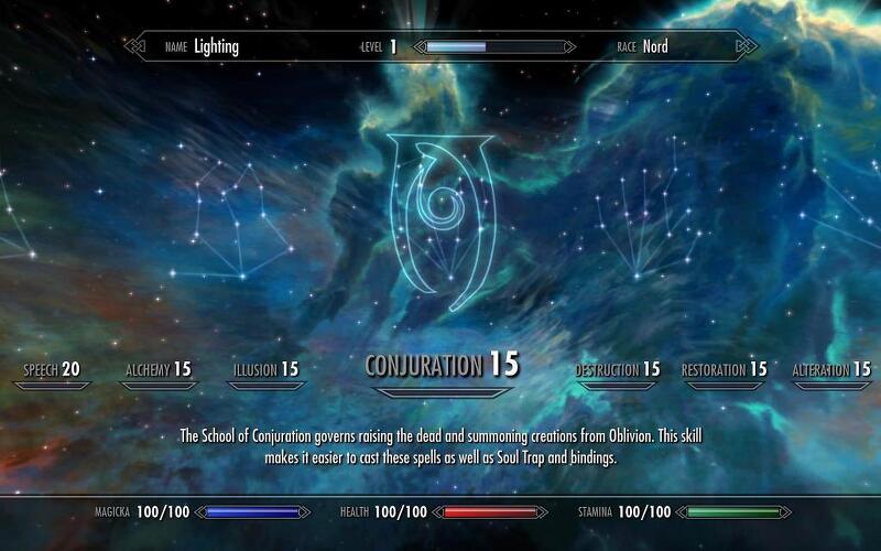 [스카이림 공략] 소환마법 (Conjuration) :: 해적왕 X 의 게임블로그