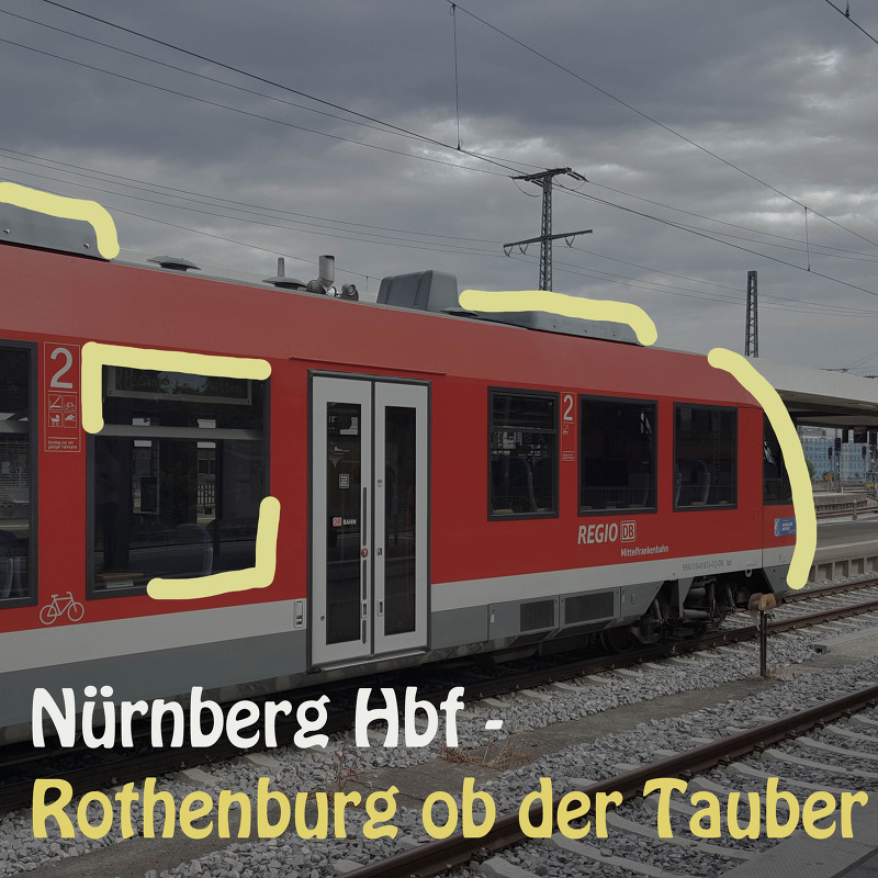 [독일 바이에른 티켓] 뉘른베르크에서 로텐부르크 가는 법 / 티켓 구입 방법 & 가격