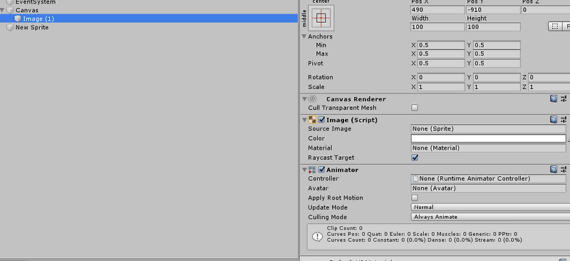 유니티 UI 애니메이션 적용 :: 땅군 Programming