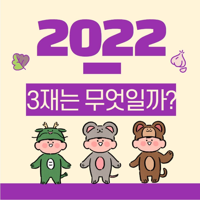 2022년 삼재띠 내년 삼재는 원숭이띠 쥐띠 용띠