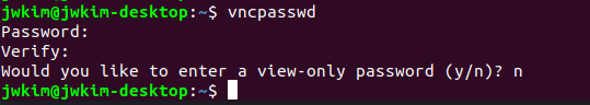 Ubuntu 18.04, 20.04 에서 VNC Server 설치하기 - 끄적끄적 프로그래밍