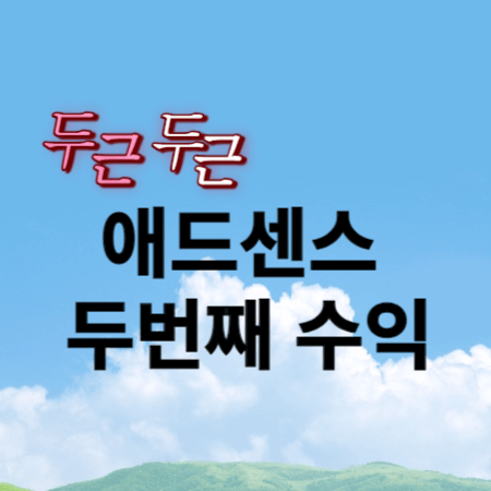 애드센스 5개월차 두 번째 수입 공개  애드센스 우대통장 소개