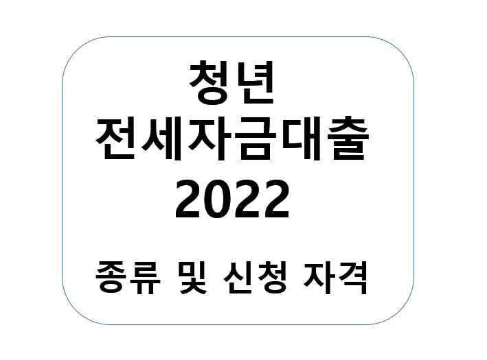 청년 전세자금대출 종류 및 신청방법 후기 2022