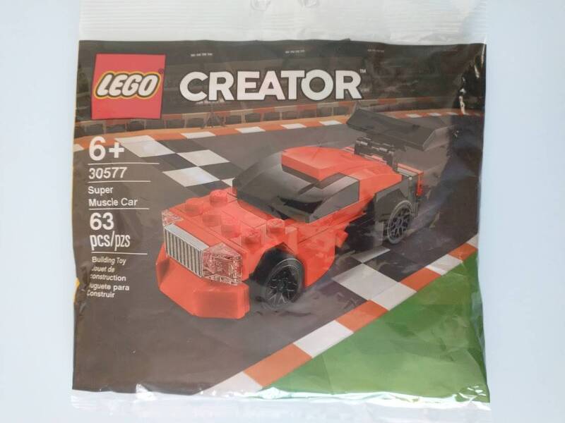 크리에이터 빨간 작은 차. 레고 : Lego 30577 리뷰.
